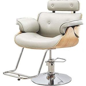 UGD8TQR Renovatie Huis Kapper Stoelen voor Kapper Kapper Stoel Salon Kappers Hydraulische Mode Kapper Stoel Tattoo Stoel Shampoo Schoonheidssalon Apparatuur (kleur: zwart Maat: B)