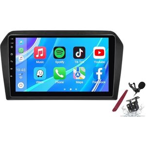 Android 14 Autoradio Sat Navi voor VW Jetta (2013-2017) 9 Inch Touchscreen Multimedia Speler met Draadloze Carplay GPS Navigatie FM RDS Bluetooth 5G-WiFi SWC DSP,M120s