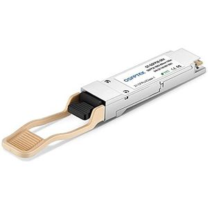 QSFPTEK 100G QSFP28 Transceiver Module MTP/MPO Multimode 100GBASE-SR4 for Juniper Networks JNP-QSFP-100G-SR4 (850nm, 100m, with DDM)