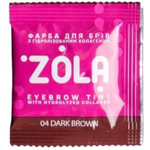 ZOLA 04 wenkbrauwverf donkerbruin + oxidant