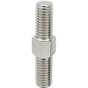 M3 links- en rechtsdraaiende dubbele eindstang, positieve en negatieve stangbouten, schroef, roestvrij staal 304(M3x70mm)