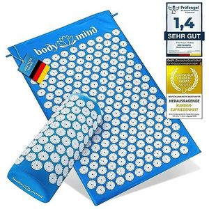 Acupressuur Mat Massage en Massage Mat Acupunctuur Mat voor Lichaam en Geest Ontspanning Mat (Maat L (75 x 42 cm) met Kussen