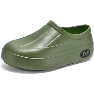 ARVALOLET Eva kookschoenen, lichte werkschoenen, waterdichte veiligheidsschoenen voor heren, donkergroen, 39 EU
