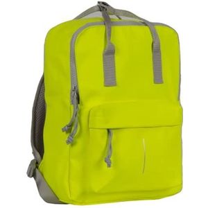 New Rebels® Mart Waterproof Backpack - 18-liter laptoptas met robuuste ritssluiting en 13"" laptopvak - gevoerde rugleuning - extra handgrepen voor eenvoudig dragen - neon geel, neongeel, Eén maat,