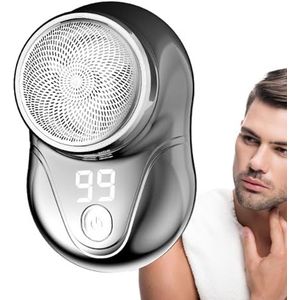 draagbaar elektrisch scheerapparaat - scheerapparaat voor mannen,Wasbaar elektrisch scheerapparaat voor mannen, reisformaat toiletartikelen, draagbare led-display, oplaadbaar elektrisch scheerapparaat