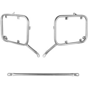 Motorfiets Bagagedrager Voor Kawasaki Voor Versys 1000 Voor Versys1000 2019-2022 Motocrycle Zijkofferrek Bagagekofferbeugel Houder Motorcylce Bagagerek(Zilver)