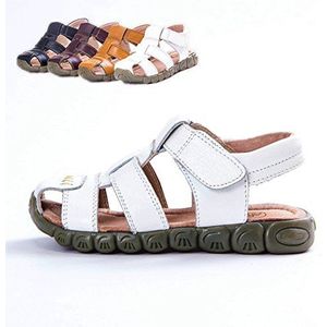 Chickwin leder outdoor sport sandalen, super zacht en comfortabel zomer sandalen strand sandalen/vakantie sandalen