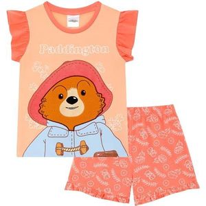 Paddington Bear Meisjes Mouwen met Ruches 100% katoen korte pyjama set - 2-3 Jaar: 98cm