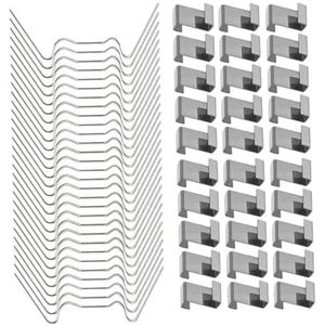 LYVQZPWLRPlant-ondersteunende klem, 100 stuks kas reparatieset Z-type en W-type clips