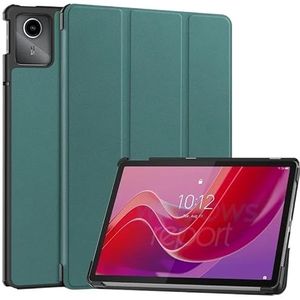 Geschikt for Lenovo Tab M11 Case 11 inch Xiaoxin Pad Plus 2024 TB331FC Magnetische Tablet Hard Shell Smart cover(Color:Dark Green,Size:For XiaoxinPad 2024)
