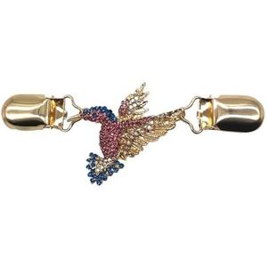 Shirt Cinch Swirl Clip Cape Clips, Sjaal Cardigan Clips Pak van 3 Zinklegering Multicolor(C)