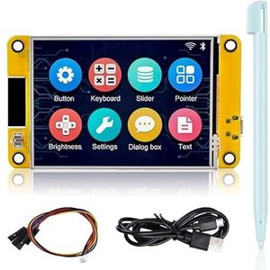 Vegena ESP32 Display, 2,8 inch ESP32 Display, Ontwikkelingsmodule, 2,8 inch WiFi Bluetooth touchscreen monitor 240 x 320 compatibel met LVGL