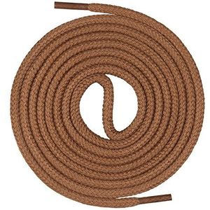 Mount Swiss Ronde premium veters van 100% katoen, zeer scheurvast, kleur: lichtbruin, lengte: 70 cm