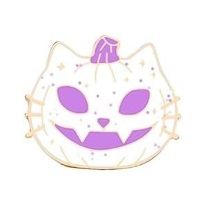 Halloween Party Emaille Broches for Vrouwen Mannen Leuke Ghost Pins Badges Cartoon Spooky Huisdier Kleding Pin Kids Rugzakken Sieraden Geschenken (Color : Ghost 7)