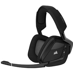 Corsair Void RGB Elite Draadloze Premium Gaming Headset met 7.1 Surround Sound - Discord gecertificeerd - werkt met PC, PS5 en PS4 - Koolgrijs (CA-9011201-NA)