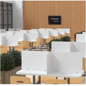 Bureauverdeler, Bureau-privacyverdelers Paneelscheiding PVC Meerdere maten en kleuren(30X50CM)