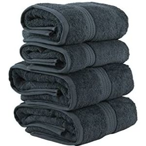TRAMAS+ Set van 4 premium handdoeken, 700 g, 2 handdoeken 50 x 100 cm en 2 badhanddoeken 70 x 140 cm, 100% katoen, sneldrogend en absorberend - (mintgroen)