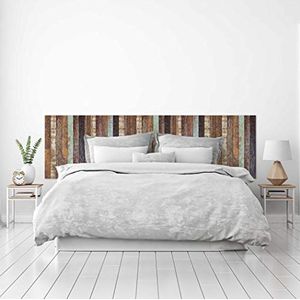MEGADECOR Hoofdbord voor bed, PVC, decoratief, voordelige textuur, verschillende kleuren, antieke look, verschillende maten (200 cm x 60 cm)