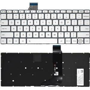 US/Engels laptoptoetsenbord met achtergrondverlichting voor Xiaomi Mi air12.5 13.3 161201 TM1607 161301 TM1704 TM1703 TM1604 TM1613R(TM1607 Silver)