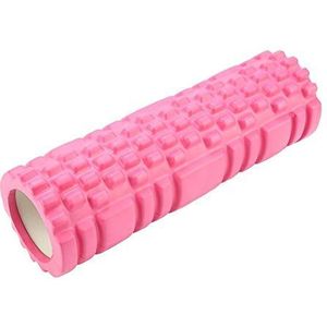 Alomejor Foma Roller Mini Massage Fitness Yoga Roller voor Spierontspanning Fysiotherapie Stretching Fitness (Roze)