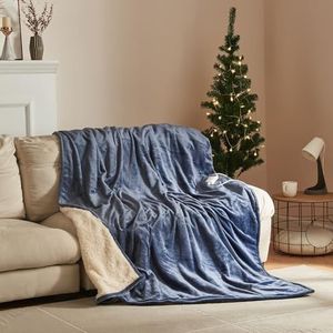 Elektrische deken Archi warmtedeken 200x150 cm lichtblauw