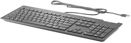 HP - USB Zakelijk Toetsenbord - Zwart - Bedraad - QWERTY Indeling