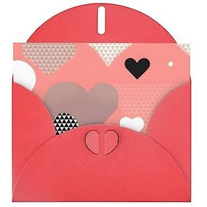 Valentijnsdag liefde wenskaart, blanco wenskaart met envelop, &6 x 4 inch, voor afstuderen, bruiloft, feest, dank u