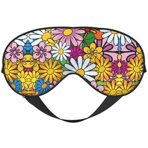 Cartoon Leuke Bloemen Slaap Eye Mas Bijgewerkt Ontwerp Licht Blokkerende Night Eye Blinder Mannen Vrouwen Shift Werk Reizen