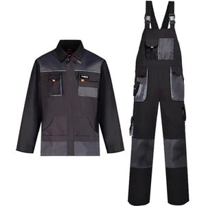 Veiligheidsoveralls, Laspakken, werkoveralls, beschermende autoreparatiebanden, jumpsuits, gereedschap(Tops and jumpsuit,XXL)