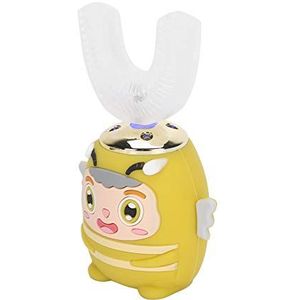 U-vormige elektrische tandenborstel voor kinderen, 4 kleuren massage automatische tandenborstel reiniging tandenborstel Deep Oral Care Tool (geel)