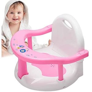 Badzitje voor baby, babybadje, antislip peuterbadje, opvouwbaar babybadje, babybadstoel met krachtige zuignappen, badzitje voor baby's van 6-18 maanden