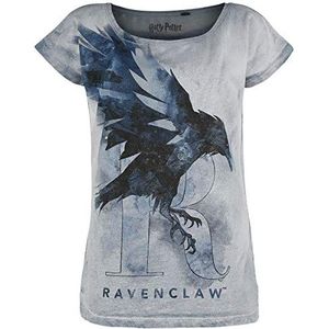 Harry Potter Ravenclaw - The Raven T-shirt blauw M 100% katoen Fan merch, Film, Hogwarts, Ravenclaw
