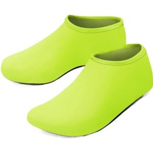 Waterschoenen, uniseks waterschoenen, zwemmen, duiksokken, zomer, aqua-strandsandaal, platte schoen, aan zee, antislip, sneakersokken, pantoffel voor mannen en vrouwen om te surfen, duiken, Lichtgroen