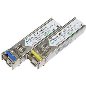 SC-aansluiting 1,25 G Gigalight 1310 nm/1550 nm SFP 1,25 G 3 KM LC optische transceiver module (2 paar 3 km LC)