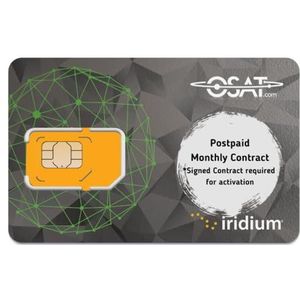 OSAT Iridium satelliettelefoon postpaid simkaart met maandelijks contract