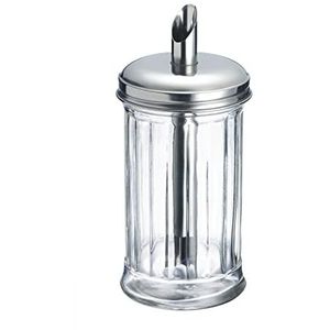 Westmark Suikerdispenser, inhoud: 300 ml, glas/roestvrij staal, New York, zilver/doorzichtig, 65242260