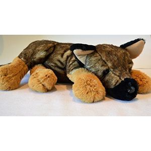 Herdenkbare huisdieren Reclining Duitse herdershond - Gevulde diertherapie voor mensen met geheugenverlies van veroudering en zorgverleners