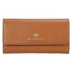 Michael Kors Jet Set Charm Grote Trifold Portemonnee, Bruin, Eén maat, Jet Set Charm Grote Trifold Portemonnee