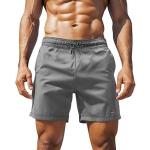 Höhenhorn Wellenmaster Zwembroek voor heren, sneldrogend, zwembroek, grijs, XL