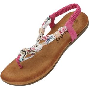 Palado - Jurte - Teenslipper - Blauw - Pink - Wit