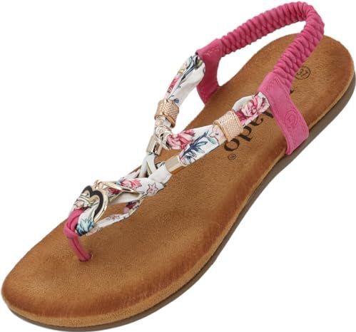 Palado - Jurte - Teenslipper - Blauw - Pink - Wit
