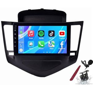 Android 14 Autoradio Sat Navi voor C-hevrolet Cruze (2008-2012) 9 Inch Touchscreen Multimedia Speler met Draadloze Carplay GPS Navigatie FM RDS Bluetooth 5G-WiFi SWC DSP,M600s