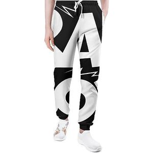 Rap Boy Joggingbroek voor Mannen Yoga Atletische Jogger Joggingbroek Trendy Lounge Jersey Broek XL