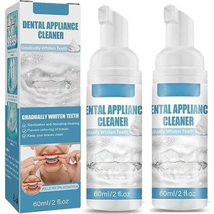 EXQST Bretels Cleaner, Retainer & Aligner Cleaner, Witter Tanden & Bestrijdt Slechte Adem