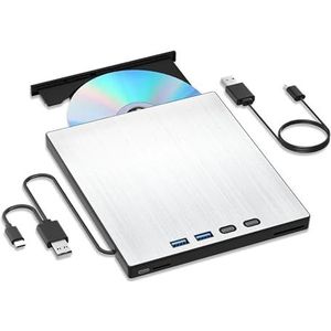 7-in-1 externe CD/DVD-drive USB 3.0 Type-C draagbare CD/DVD-speler/brander for laptop Soepele werking