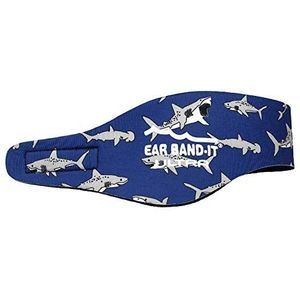 Ear Band-It Ultra Zwemband, 100% neopreen, dikker, sterker, haai, maat S 1 - 3 jaar