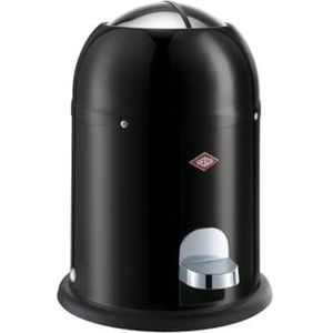 WESCO Mini Master Afvalemmer 6 l, zwart, 26,4 x 26,4 x 36 cm