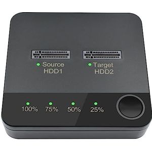 Pyanegn 1 set M.2 SATA Duplicator M.2 SATA Dual Bay SSD behuizing docking station voor externe harde schijf M.2 SATA Duplicator Notebook Hard Dive Box met Clone voor M2 HDD SSD Reader