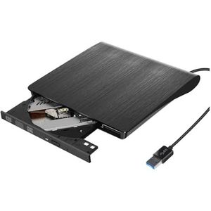 USB 3.0 Slim Externe DVD CD Optische Drives DVD Brander Schrijver Lezer Speler for Laptop PC Brede compatibiliteit(Model A)