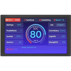 DALY Smart BMS-accessoires, 4,3-inch touchscreen